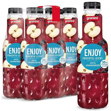 granini enjoy apfel-johannisbeere 6er pack 0,75l ab 6,84 statt 10