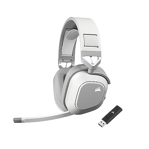 corsair hs80 max wireless headset für ps5, ps4, switch, mobil  weiß