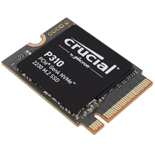 crucial P310 1TB SSD M.2 2230 PCIe Gen4 NVMe, bis 7.100 MB/s, kompatibel mit Steam Deck, ASUS ROG Ally, MSI Claw, Microsoft Surface