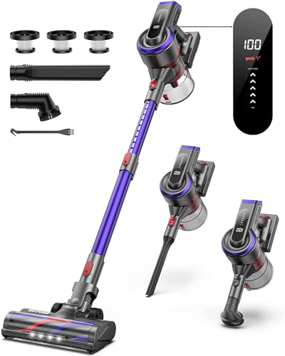 buture pro akku staubsauger JR400 kabellos 38000Pa 55 min touch display led bürste