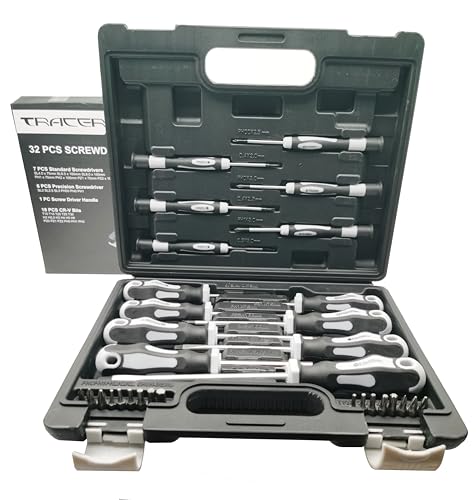 schraubendreher-set 32-tlg TRACER präzision für uhren elektronik reparaturen