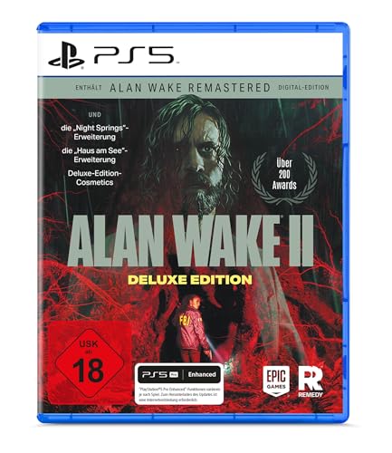 alan wake 2 deluxe edition für ps5 - action-adventure spiel