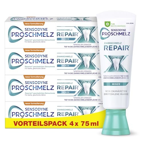 sensodyne proschmelz repair zahnpasta mit fluorid 4x75ml prime spar-abo