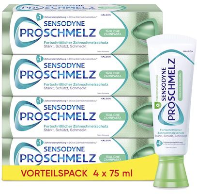 sensodyne proschmelz zahncreme 4x 75ml je tube 2,88