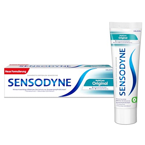 sensodyne multicare original zahnpasta 75ml für schmerzempfindliche zähne und plaque
