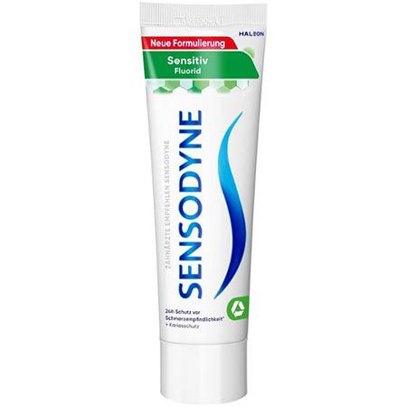 sensodyne zahnpasta sensitiv fluorid 75ml für empfindliche zähne 2,65