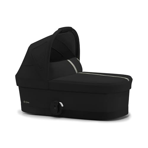 Cybex Gold COT S Kinderwagen, Moon Black, für Neugeborene bis 6 Monate