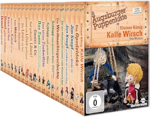augsburger puppenkiste DVD box mit 21 geschichten, ultimative edition