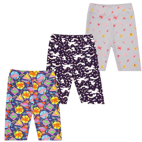 flyish direct radlerhose kinder 3-pack legging mit sonnenschutz upf 40+, 160