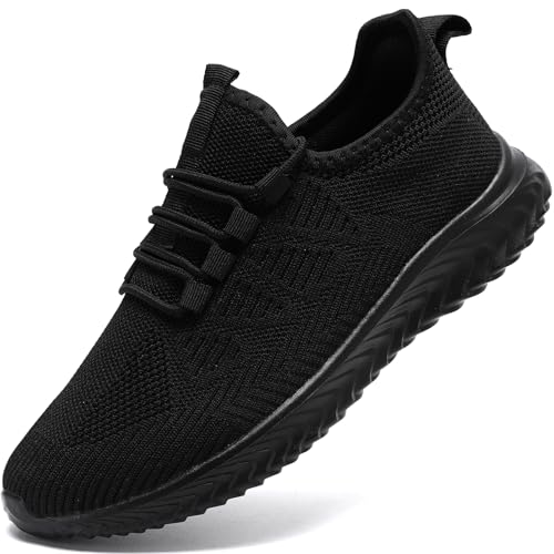 qijgs damen turnschuhe sneakers lauf- und fitnessschuhe schwarz 36