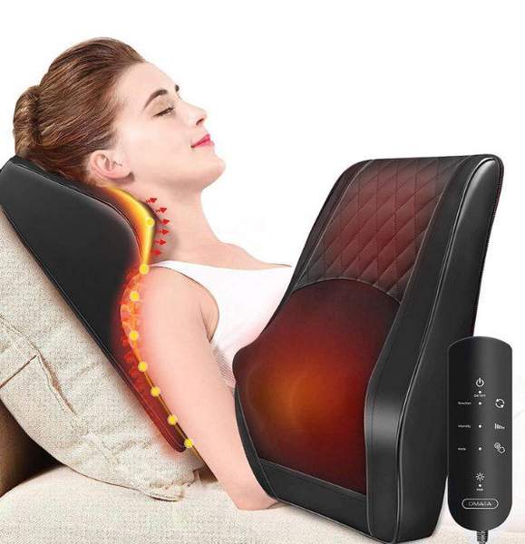 Produktbild: 3D shiatsu rückenmassagegerät mit 2 heizstufen, 34,40 statt 50