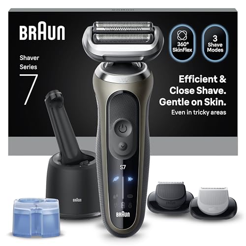 Produktbild: braun series 7 elektrorasierer nass- und trockenrasierer mit reinigungsstation
