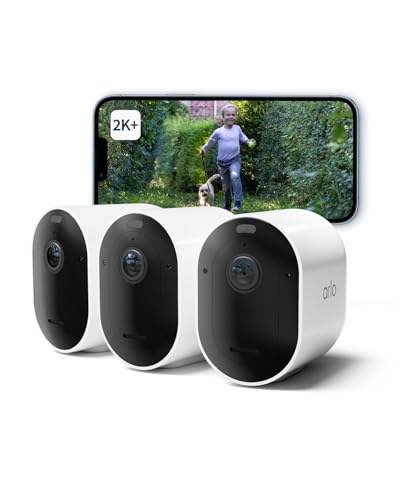 Arlo Pro 5 Überwachungskamera 3er Set Weiß, Testzeitraum