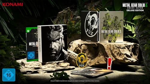 Metal Gear Solid Delta: Snake Eater Deluxe Edition Xbox Steelbook, DLC, Art Cards