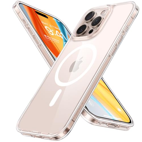 torras guardian-mag hülle für iphone 16 pro max mit magsafe, militärschutz, dünn