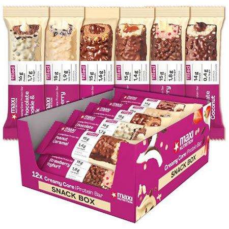 maxinutrition creamy core bar mix box 12er pack ab 18,07 euro statt 24 euro