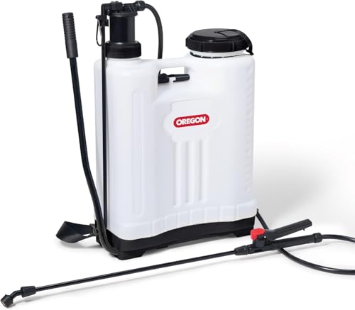 Oregon Rückenspritze 15L, Tragbare Druckspritze für Gartenpflege
