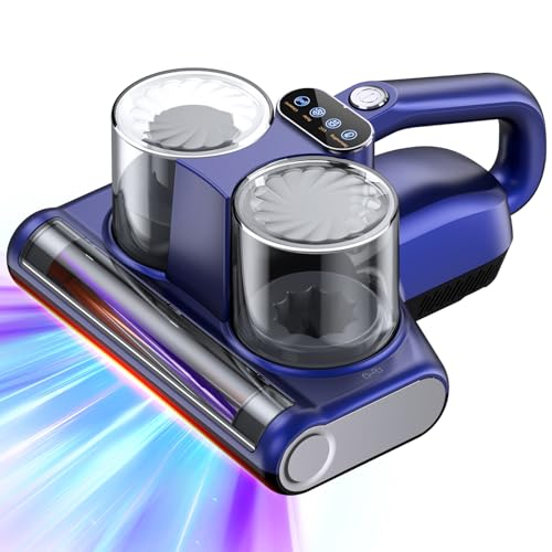 mite staubsauger für matratzen mit uv-licht, hepa-filter und ultraschallfunktion