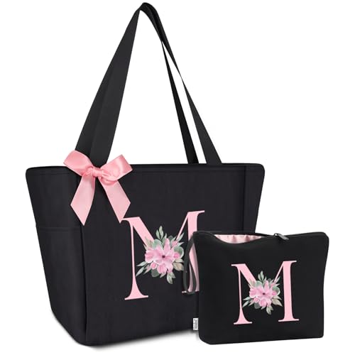 vavabox handtasche damen personalisiert tote bag set geschenk für frauen schwarz