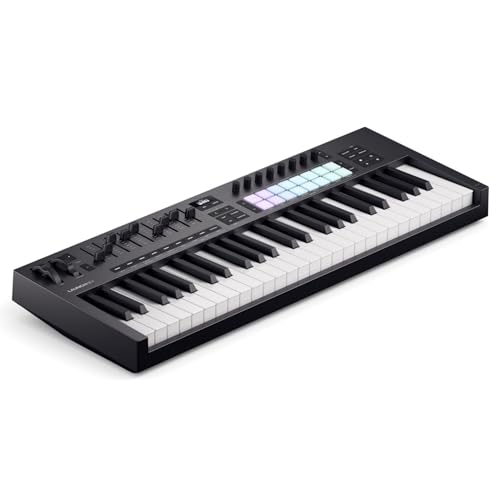 Produktbild: novation launchkey 49 mk4 midi controller tastatur mit anschlagdynamik
