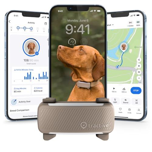 Tractive GPS Tracker Hund 2025 | Live-Ortung, Weglaufalarm, Aktivitätstracking