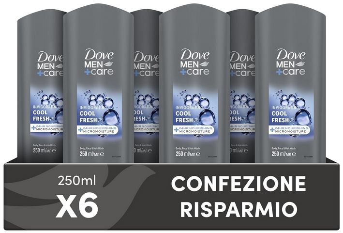 dove men+care duschgel cool fresh 6er pack 250ml für 11,70 statt 15