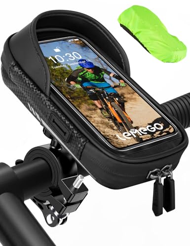 LEMEGO Fahrrad handyhalterung wasserdicht 360 drehbar für 4.7-6.5 Zoll smartphones