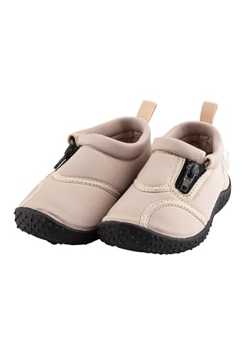 Sterntaler badeschuhe mit zipper für baby, aquaschuhe, ergonomische sohle, beige, größe 20