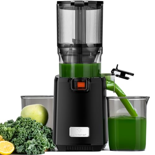 LINKChef slow juicer 130 mm Öffnung 1,8 l für ganze Früchte, 250 W, 100 % BPA-frei