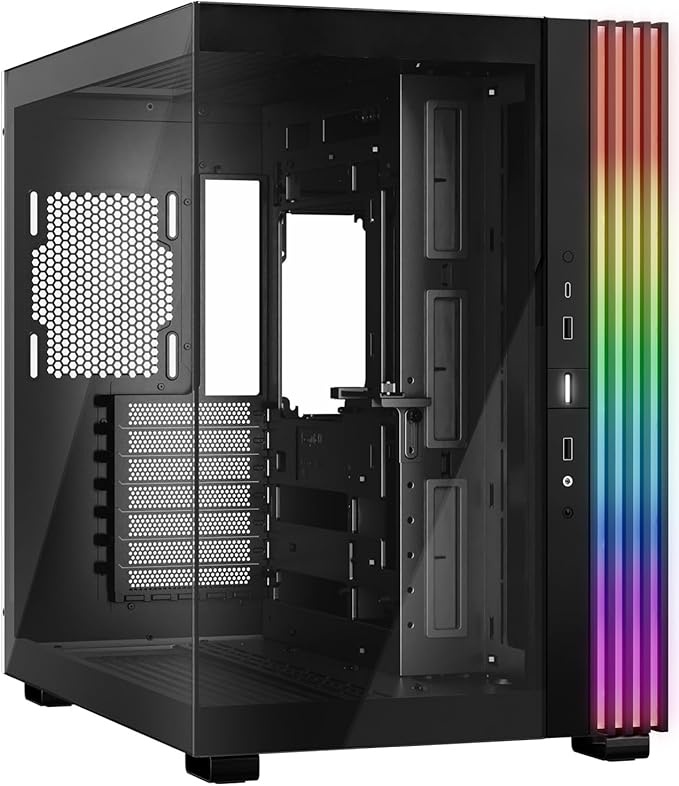 Produktbild: be quiet! light base 600 dx atx gehäuse schwarz oder weiß dual chamber mit panoramafenster