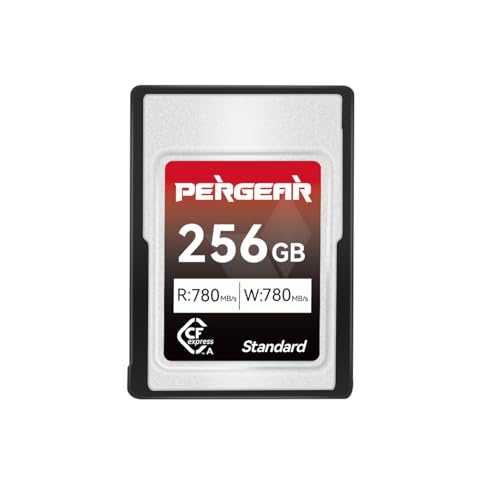 pergear 256GB cfexpress typ a speicherkarte 780 mb/s für 4K 8K sony alpha fx