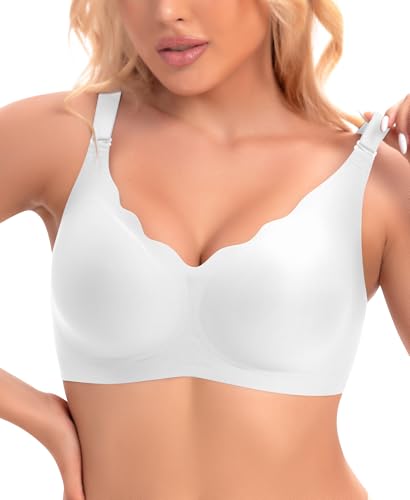 Ganado Damen Nahtloser Bügelloser BH Bustier Bralette Soft