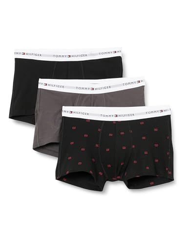 Produktbild: tommy hilfiger herren trunks 3er pack mit logo bund
