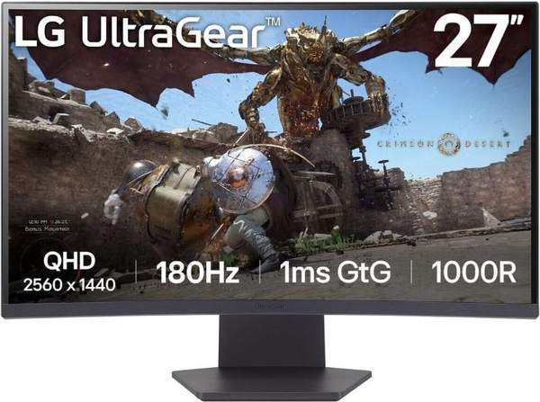 lg electronics 27gs60qx qhd monitor 2560 x 1440 180hz für 149 euro