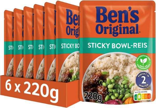 bens original express sticky bowl-reis 6er pack 220g ab 8,36