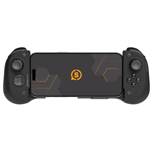 scuf nomad kabelloser iphone-controller, bluetooth 5.0, anti-drift-thumbsticks - schwarz