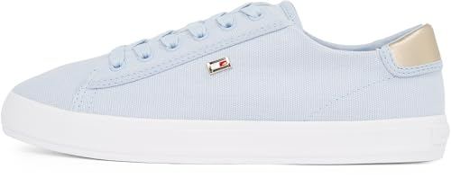 Tommy Hilfiger Damen Sneaker Vulcanized Canvas Schnürschuhe Elegant