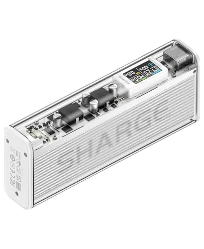 power bank 140w sharge silber für laptops und mobile geräte