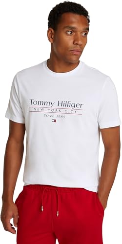 tommy hilfiger herren t-shirt 100 % baumwolle verschiedene größen