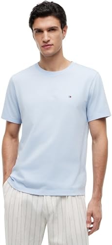 Tommy Hilfiger Herren T-Shirt Kurzarm Rundhals Seasonal Solid Tee