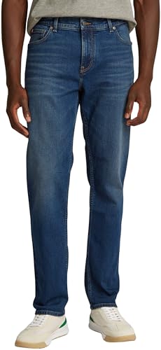 herren jeans tommy hilfiger denton straight slim fit blau