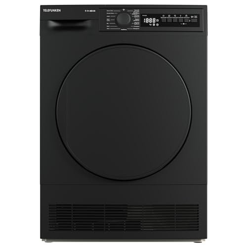 telefunken t-11-400-di kondensations-trockner 7kg 15 programme knitterschutz dunkelinox