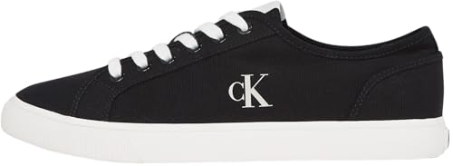 calvin klein sneakers herren vulcanized canvas low top schwarz 45