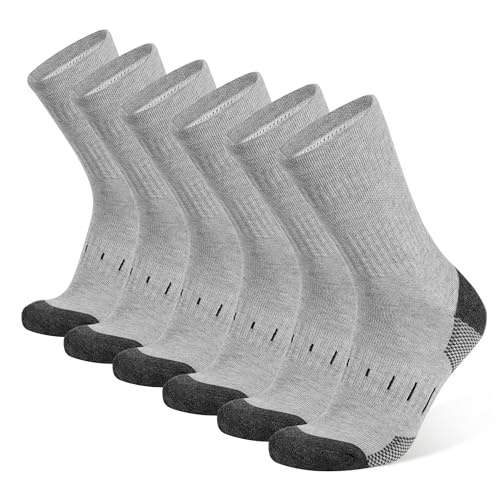 socken herren 43-46 wandersocken gepolstert treksocken baumwolle atmungsaktiv 6 paare