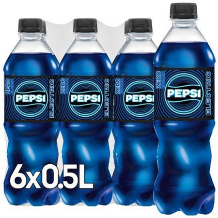 6er Pack Pepsi Electric Blue 0,5L - zuckerfrei für 4,24 (statt 7)