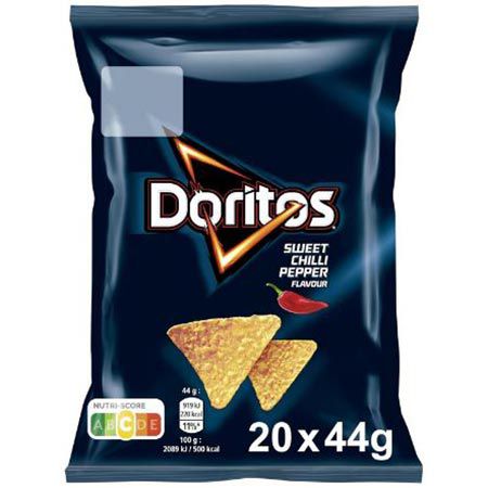 nachos doritos sweet chili pepper 20x 44g für 13,99 euro (statt 20 euro)
