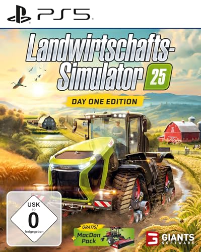 landwirtschafts-simulator 25 für ps5 - 3 karten, neue feldfrüchte, 400+ maschinen