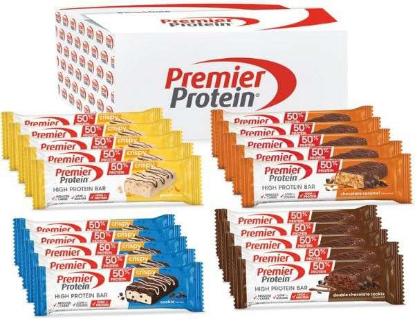 high protein bar 20er pack von premier protein multiflavourbox ab 16,14