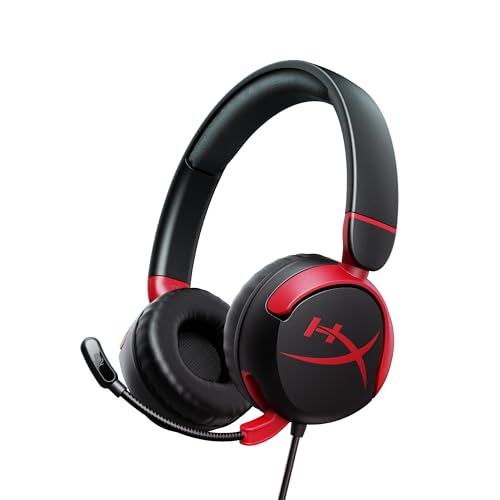 hyperx cloud mini gaming-headset für kinder 8-12 mit lautstärkebegrenzung 85 dB schwarz