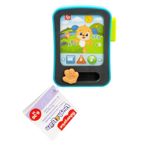 Fisher-Price Hündchen Geschichtenerzähler eBook-Reader mit Musik und Lichtern